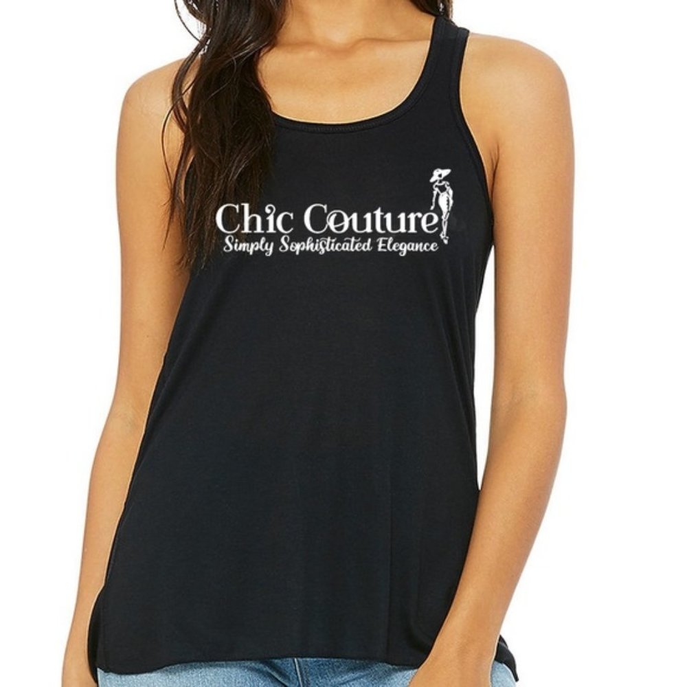Black Chic Couture Boutique Logo Tank